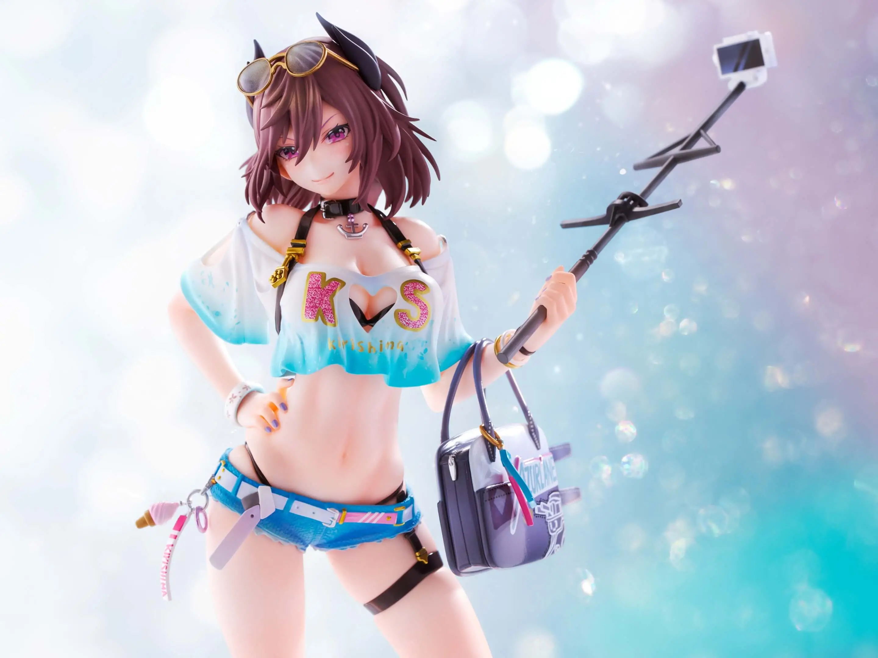 Figurine Kirishima Ver. Bravely Summer de Azur Lane par Mimeyoi
